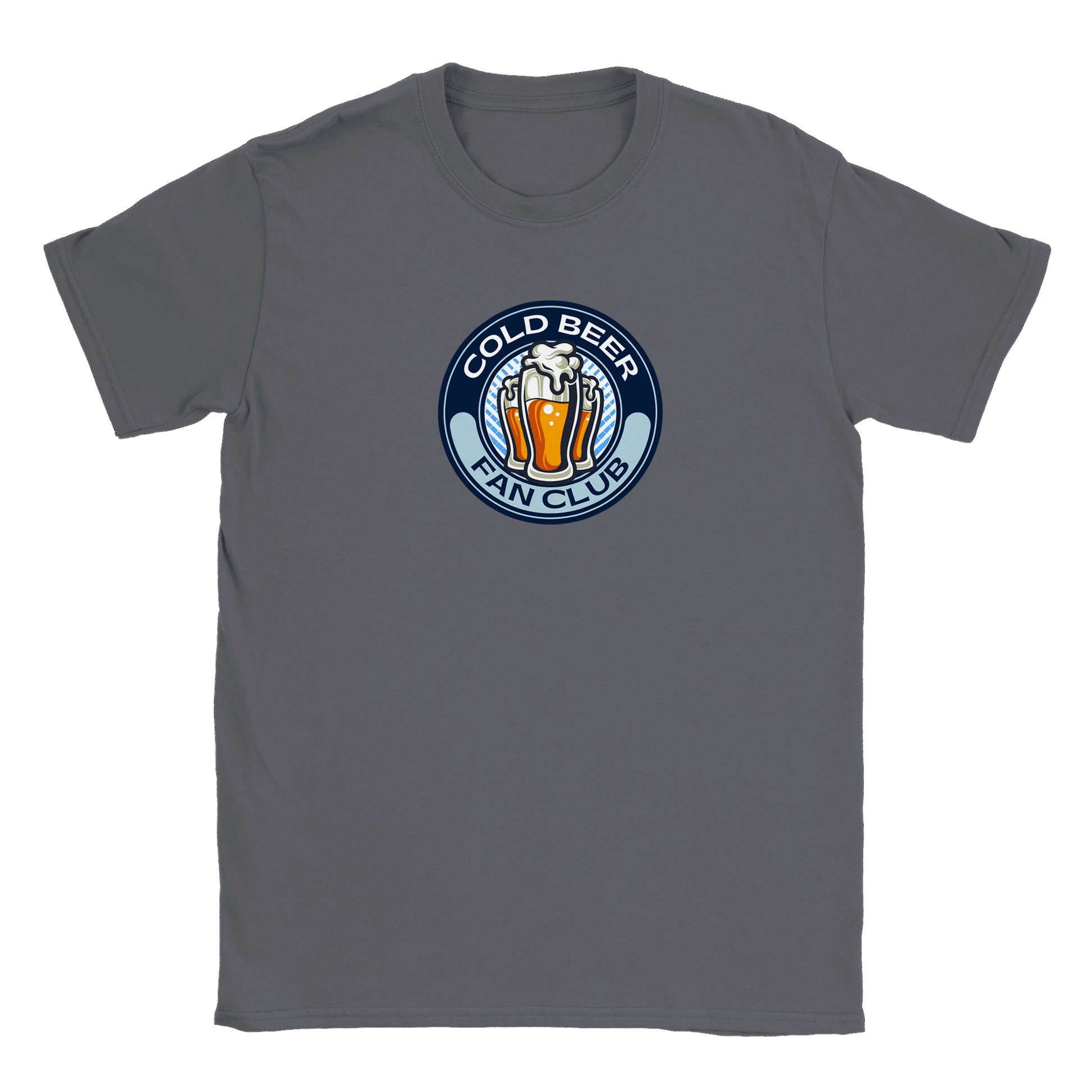 Cold Beer Fan Club - T-shirt Charcoal