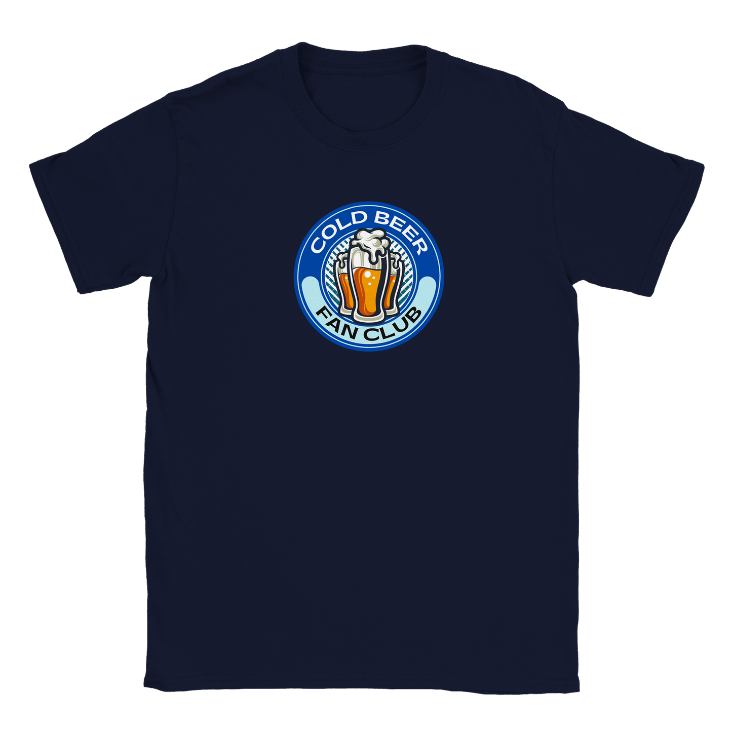 Cold Beer Fan Club - T-shirt Navy