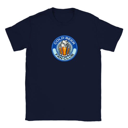 Cold Beer Fan Club - T-shirt Navy