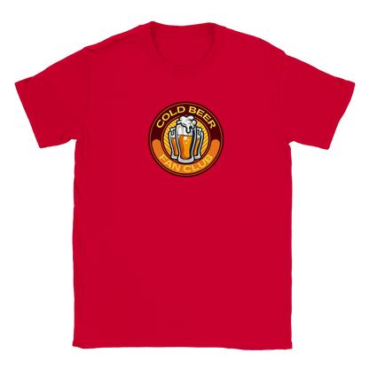 Cold Beer Fan Club - T-shirt Röd