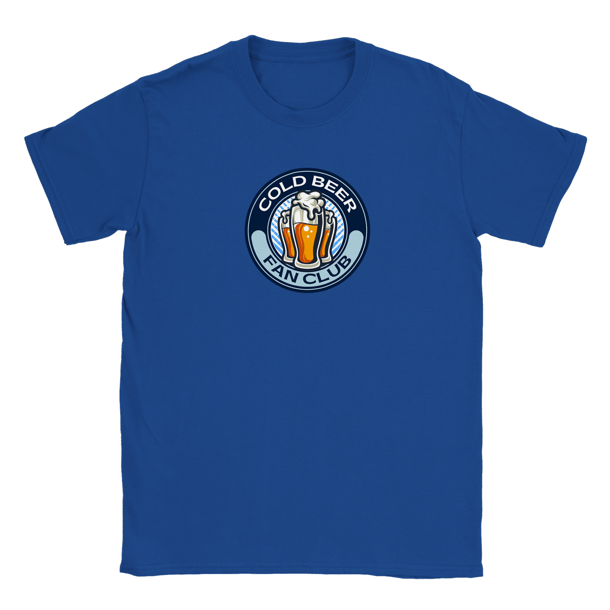 Cold Beer Fan Club - T-shirt Royal