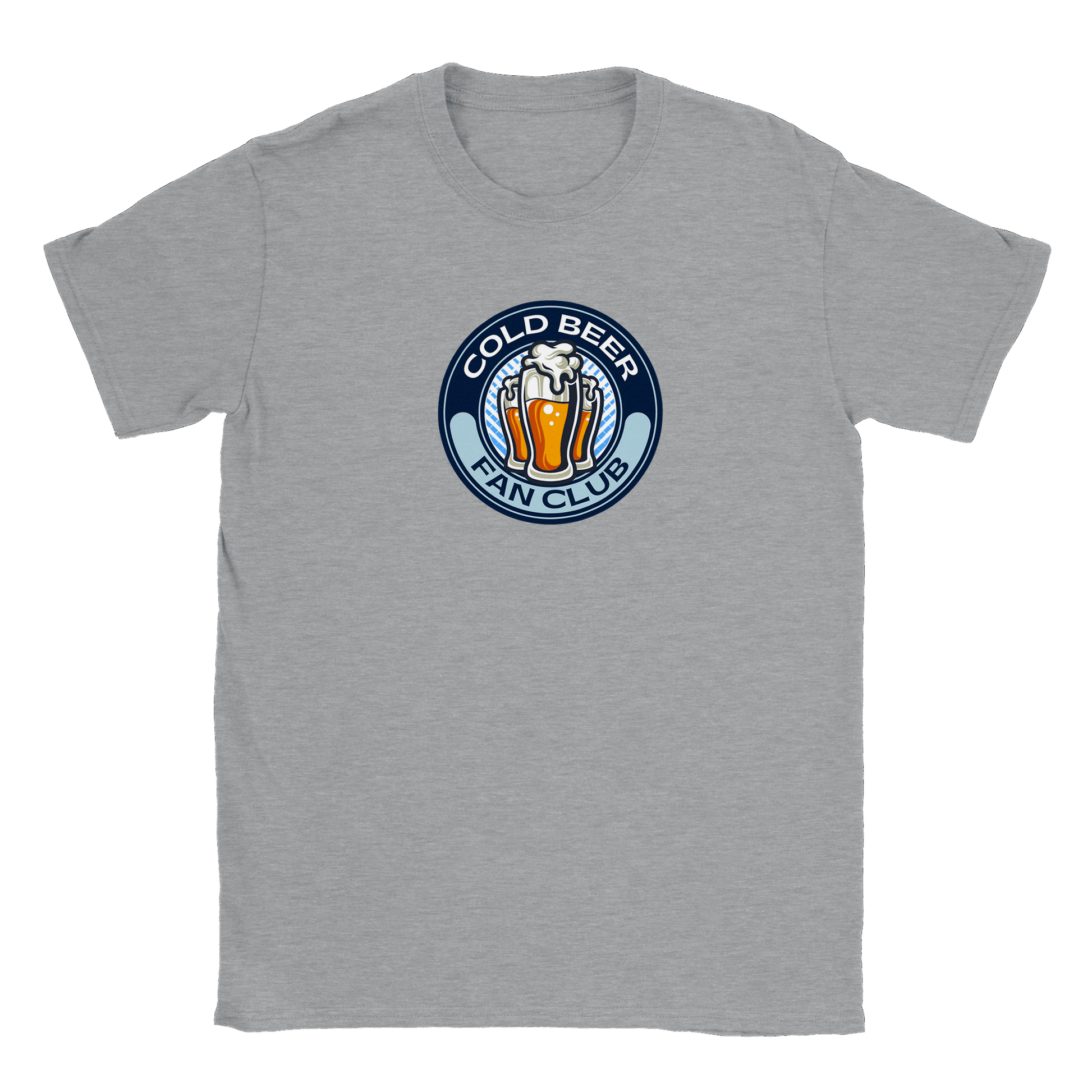 Cold Beer Fan Club - T-shirt Sports Grey