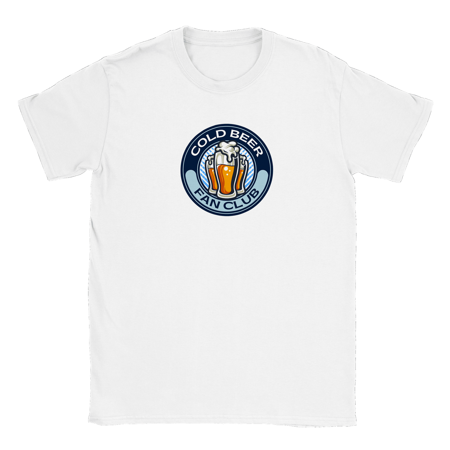 Cold Beer Fan Club - T-shirt Vit