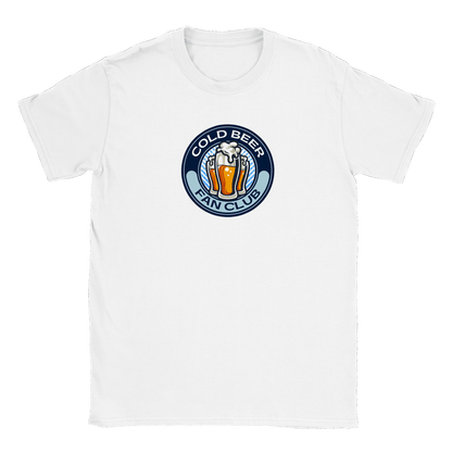 Cold Beer Fan Club - T-shirt Vit