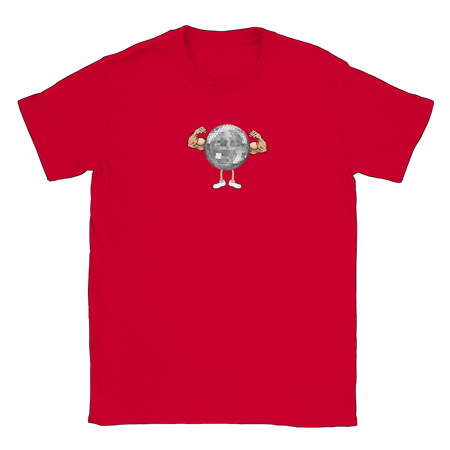 Discogymmaren - T-shirt Röd