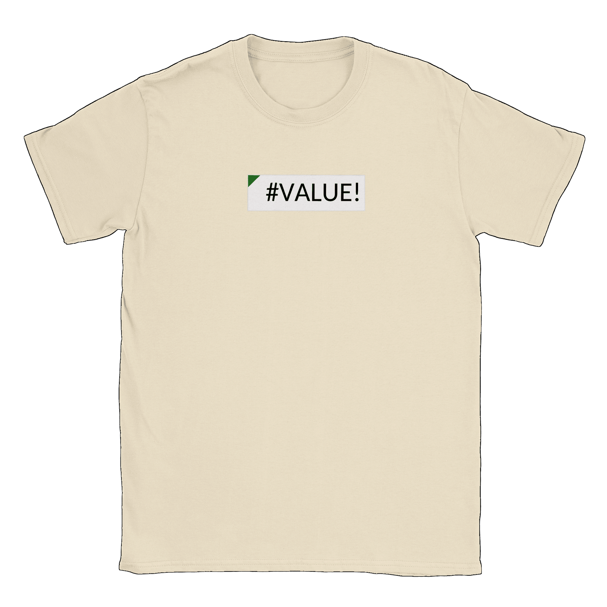 Excel Error Value - T-shirt Natural