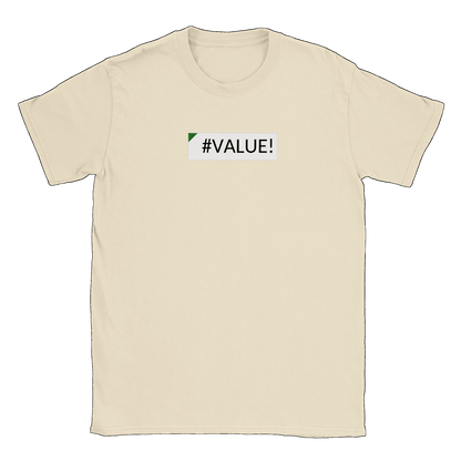 Excel Error Value - T-shirt Natural