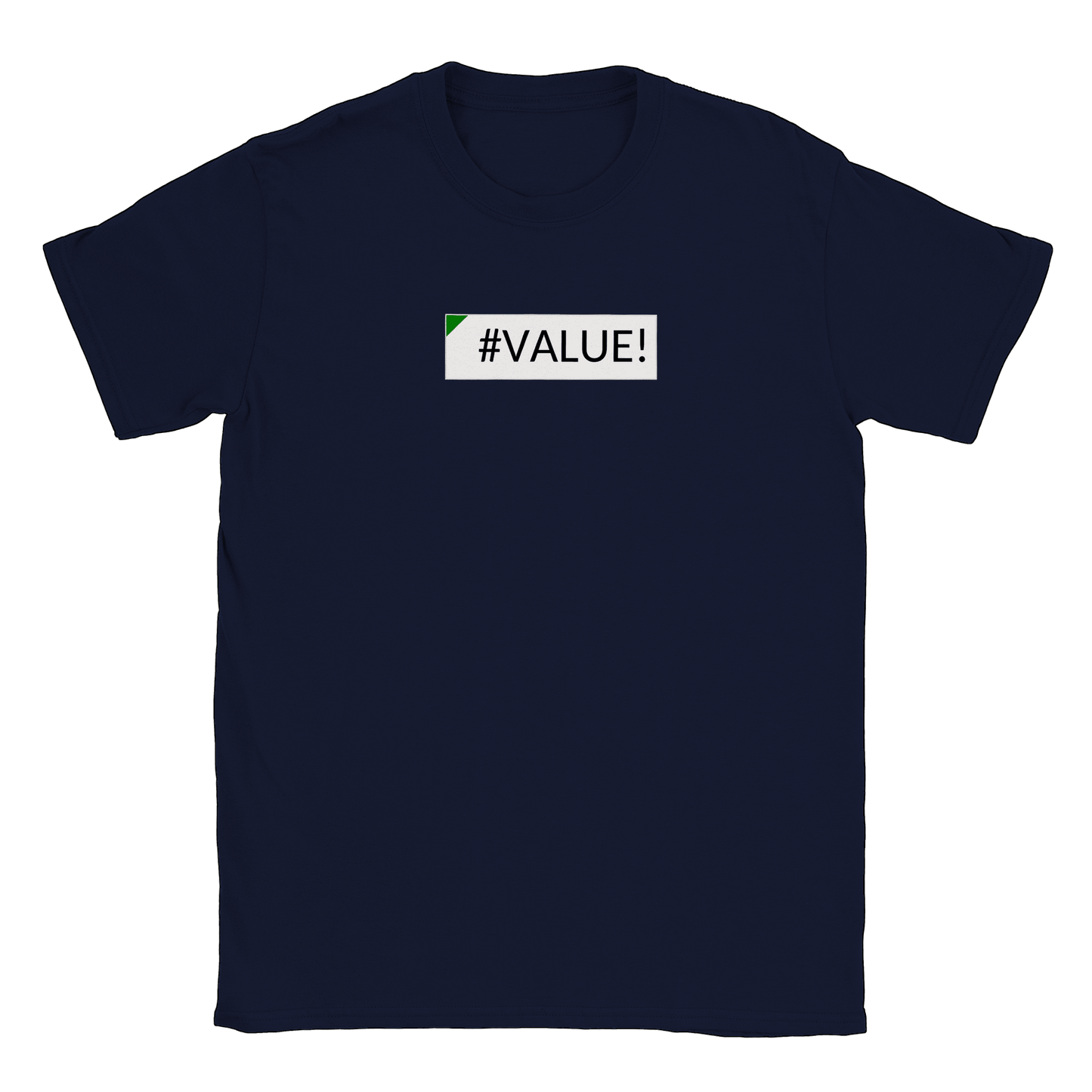Excel Error Value - T-shirt Navy