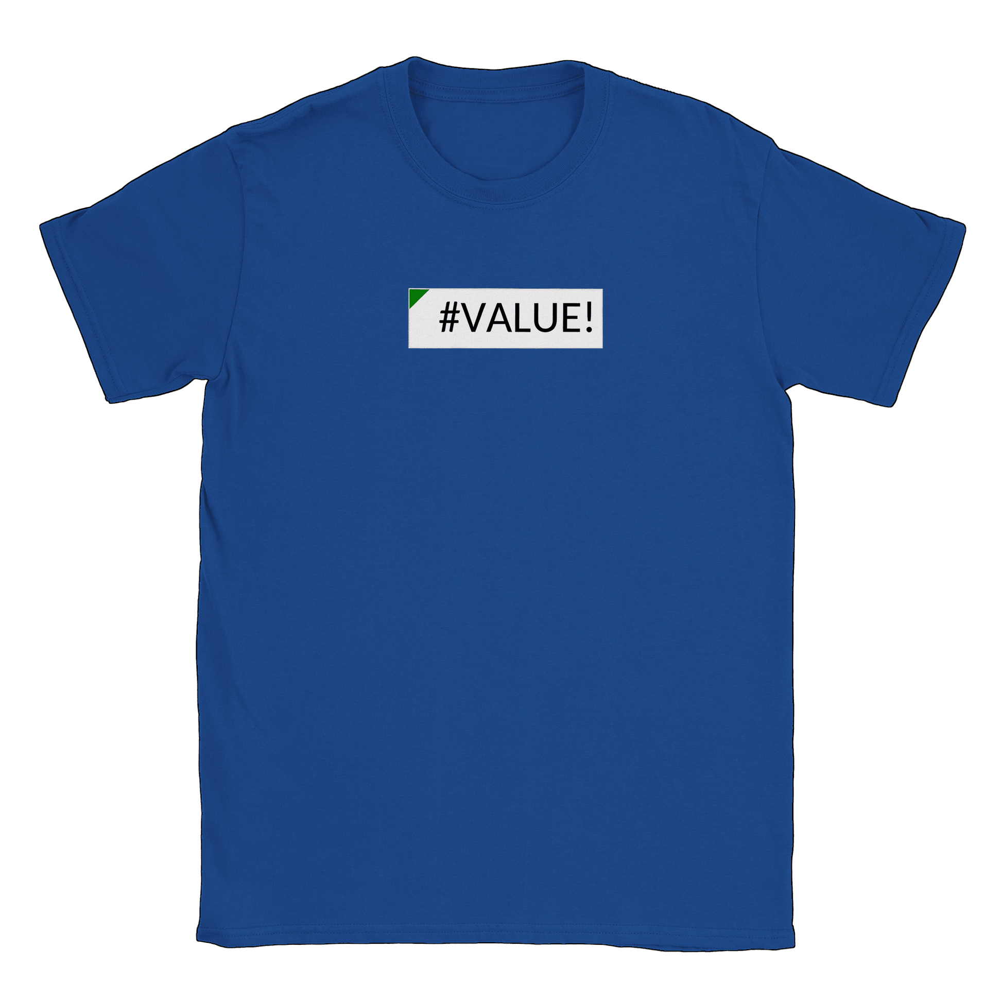 Excel Error Value - T-shirt Royal