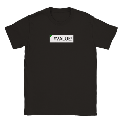 Excel Error Value - T-shirt Svart