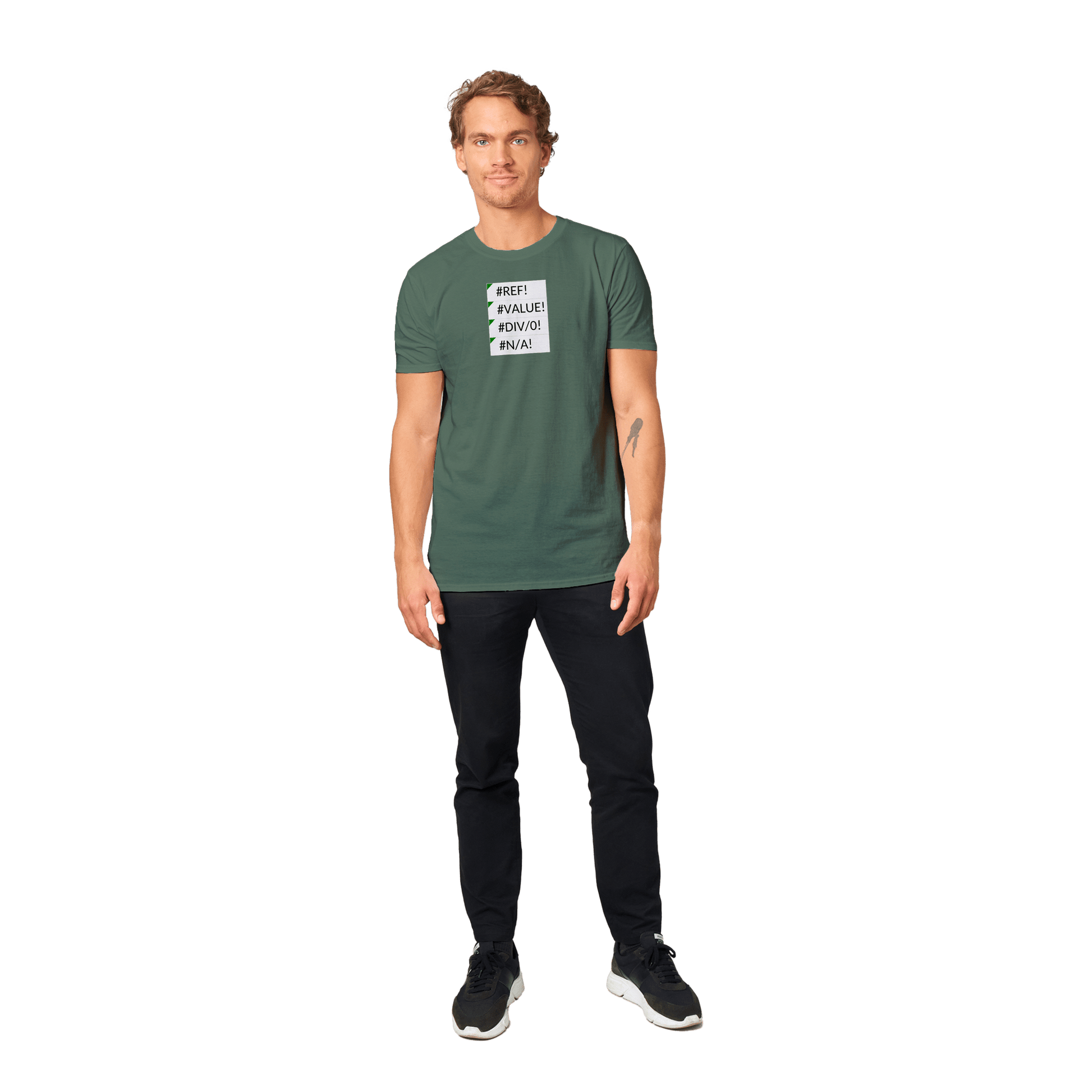 Excel errors - T-shirt 
