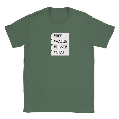 Excel errors - T-shirt Military Green