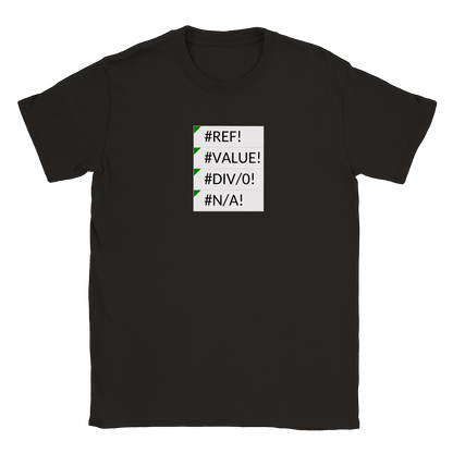 Excel errors - T-shirt Svart