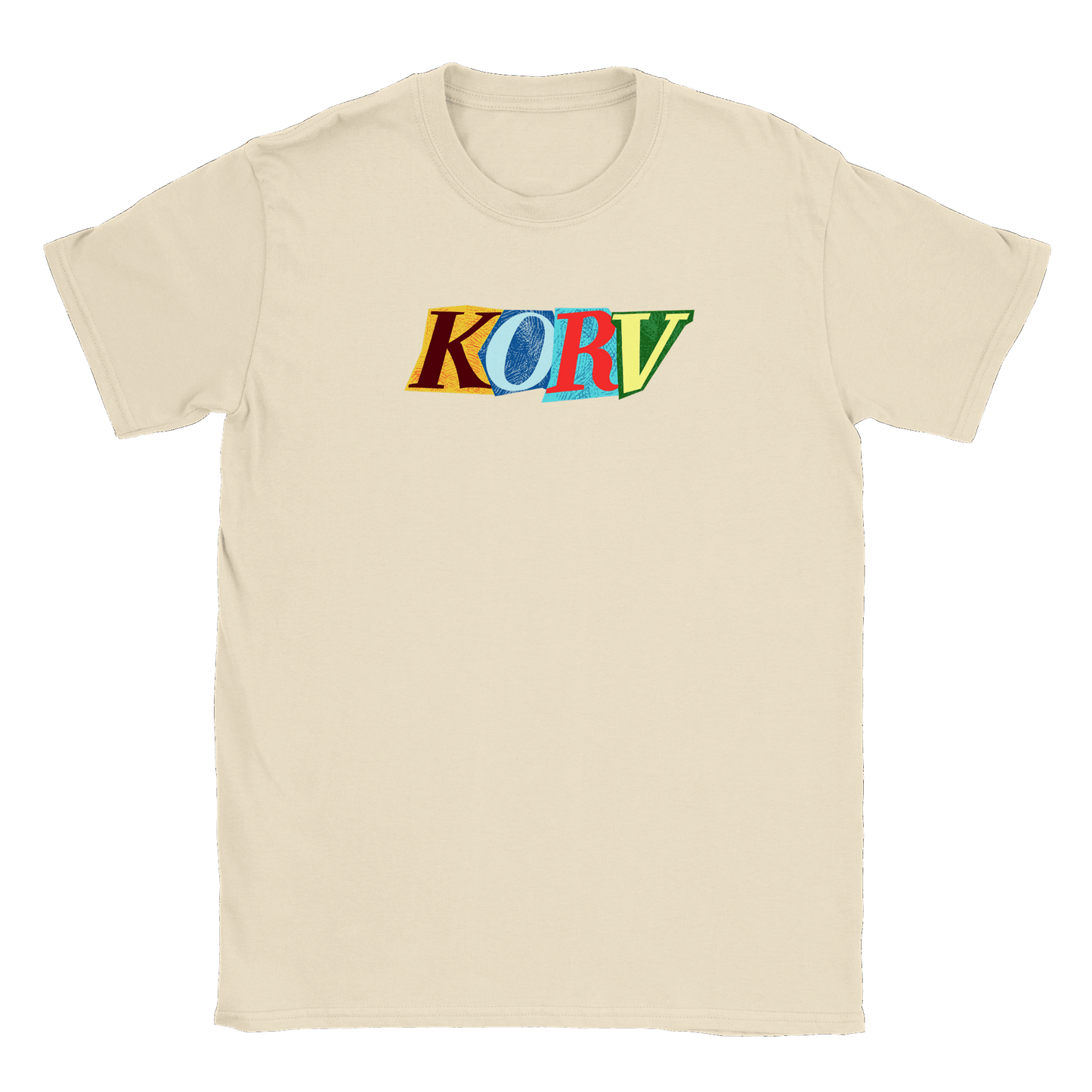 Färgglad Korv - T-shirt Natural