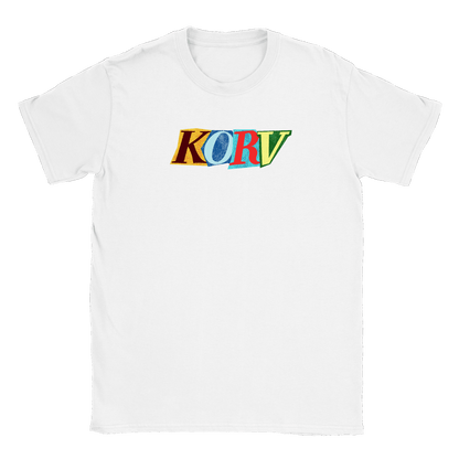 Färgglad Korv - T-shirt Vit