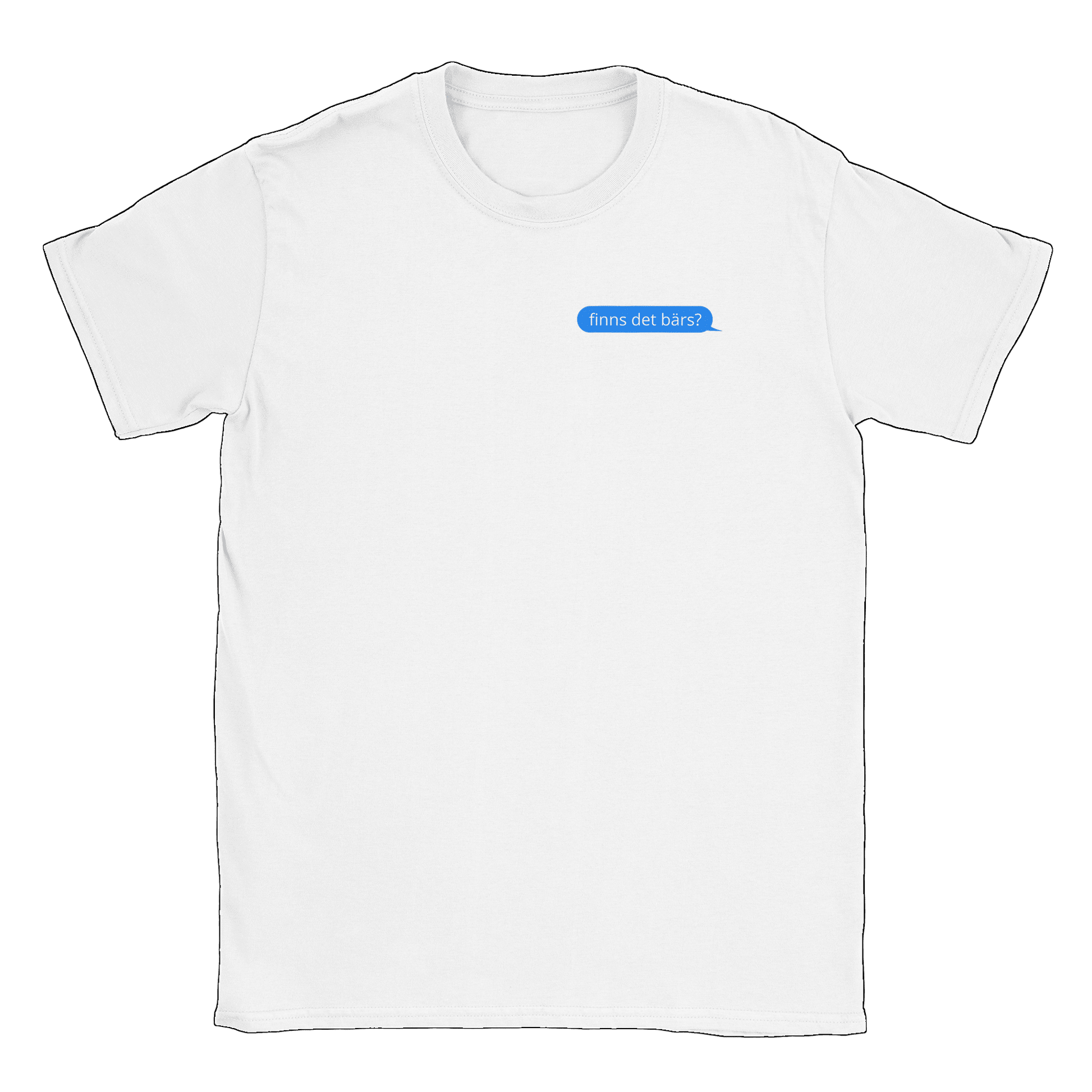 Finns det bärs? - T-shirt Vit