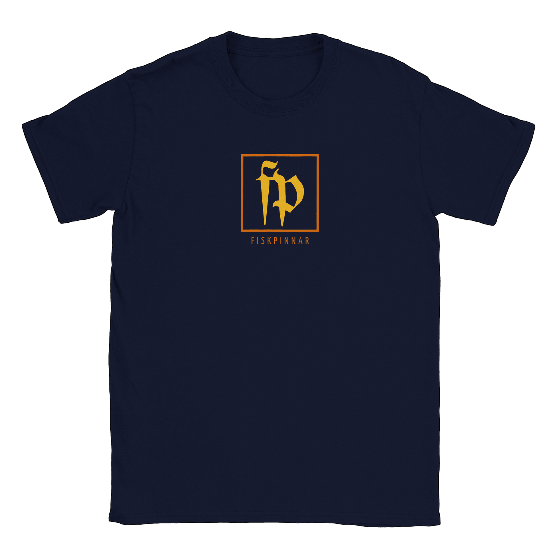 Fiskpinnar Logo - T-shirt Navy