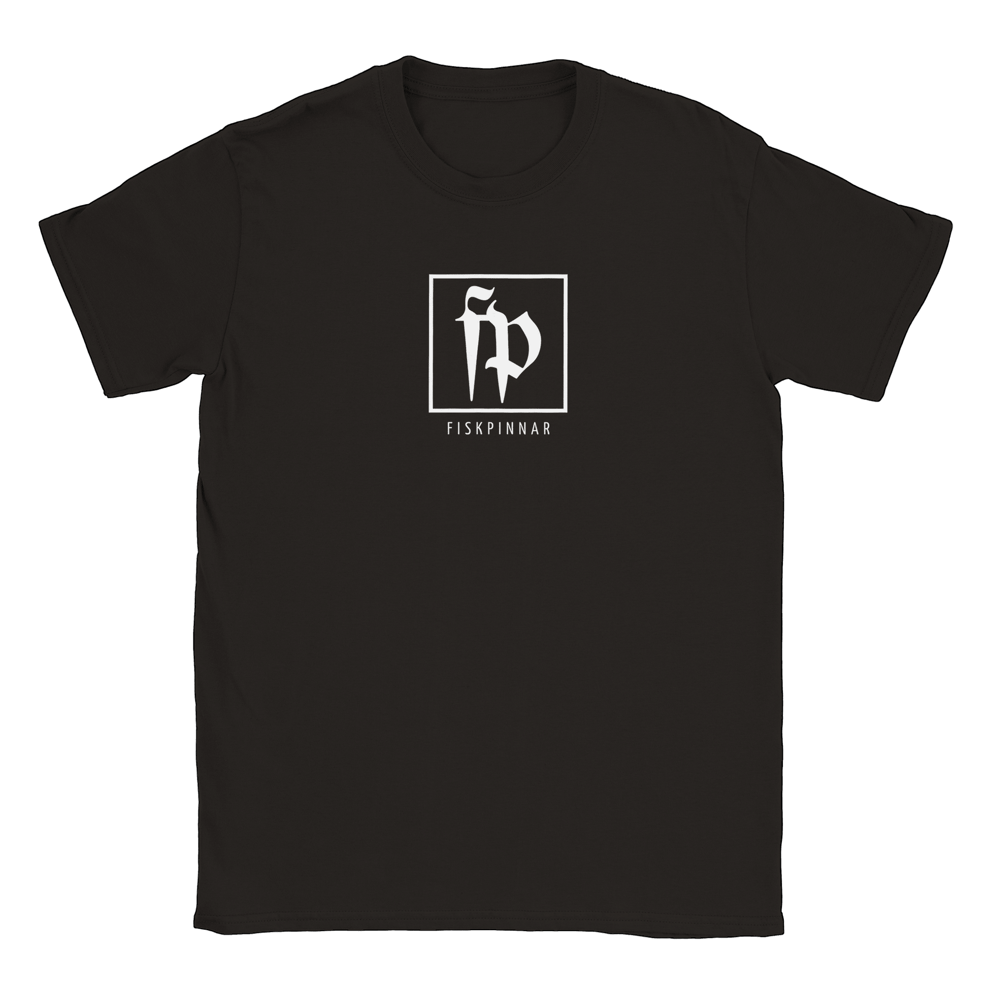 Fiskpinnar Logo - T-shirt Svart