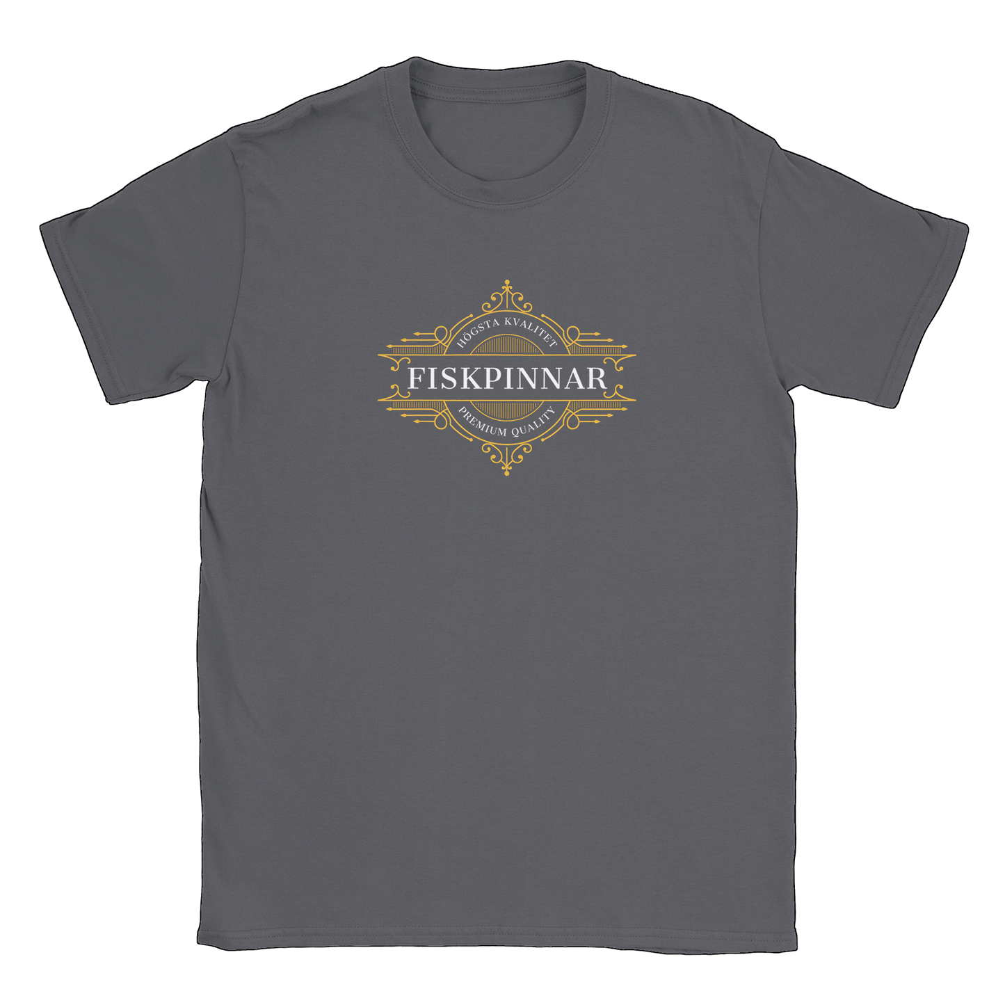 Fiskpinnar - T-shirt Charcoal