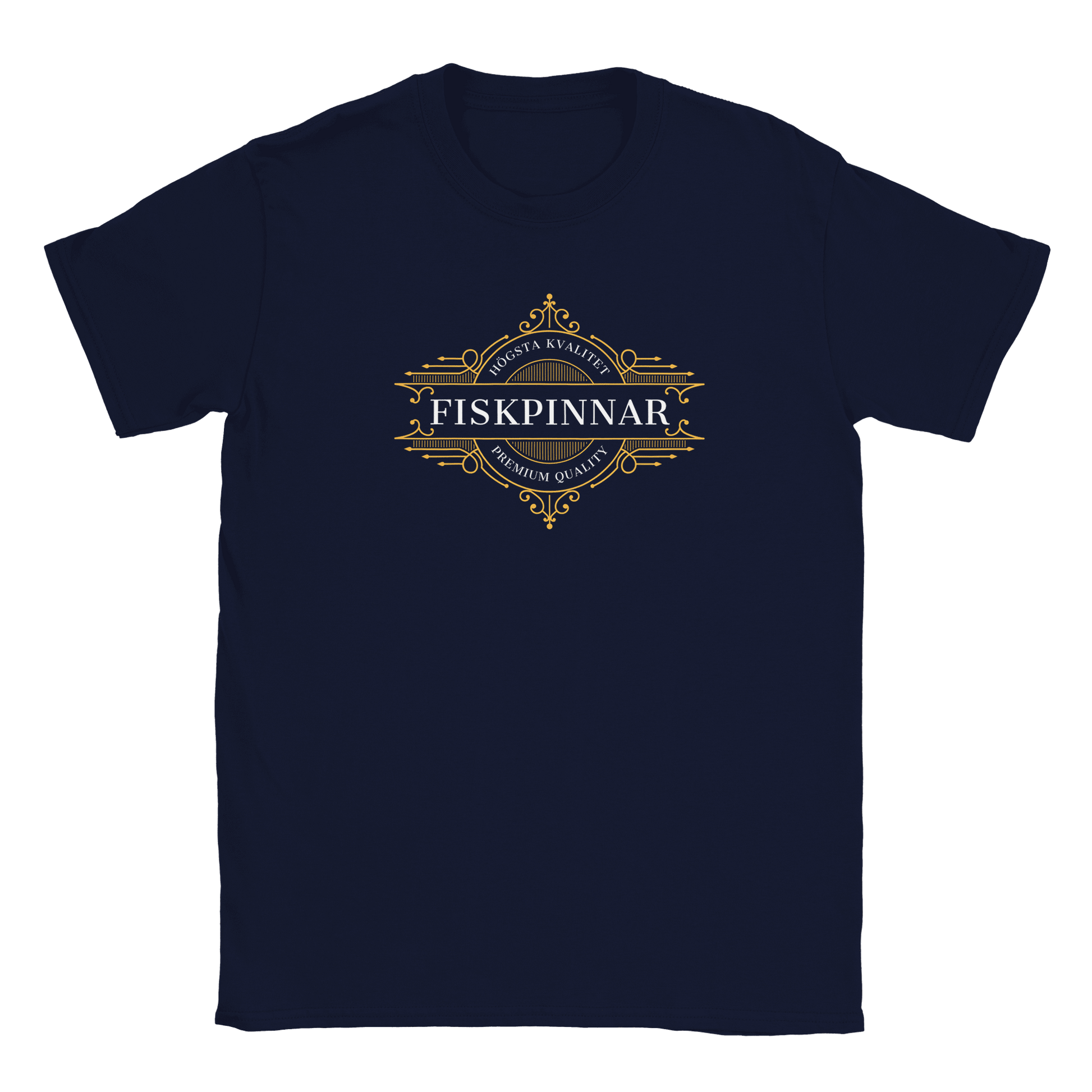 Fiskpinnar - T-shirt för barn Marinblå