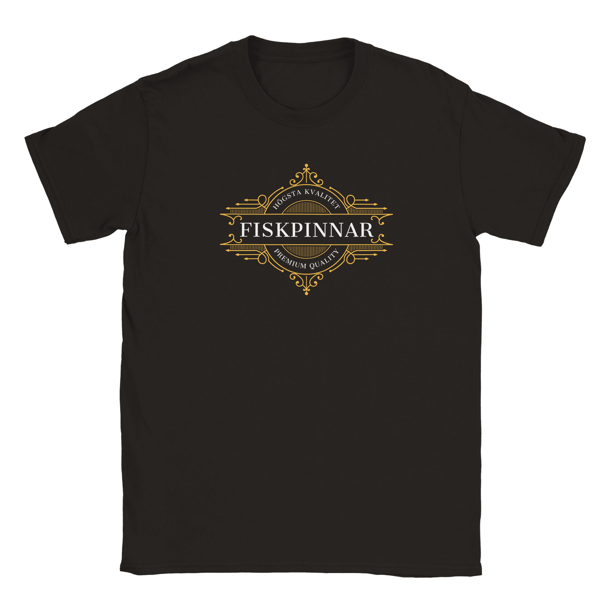 Fiskpinnar - T-shirt för barn Svart