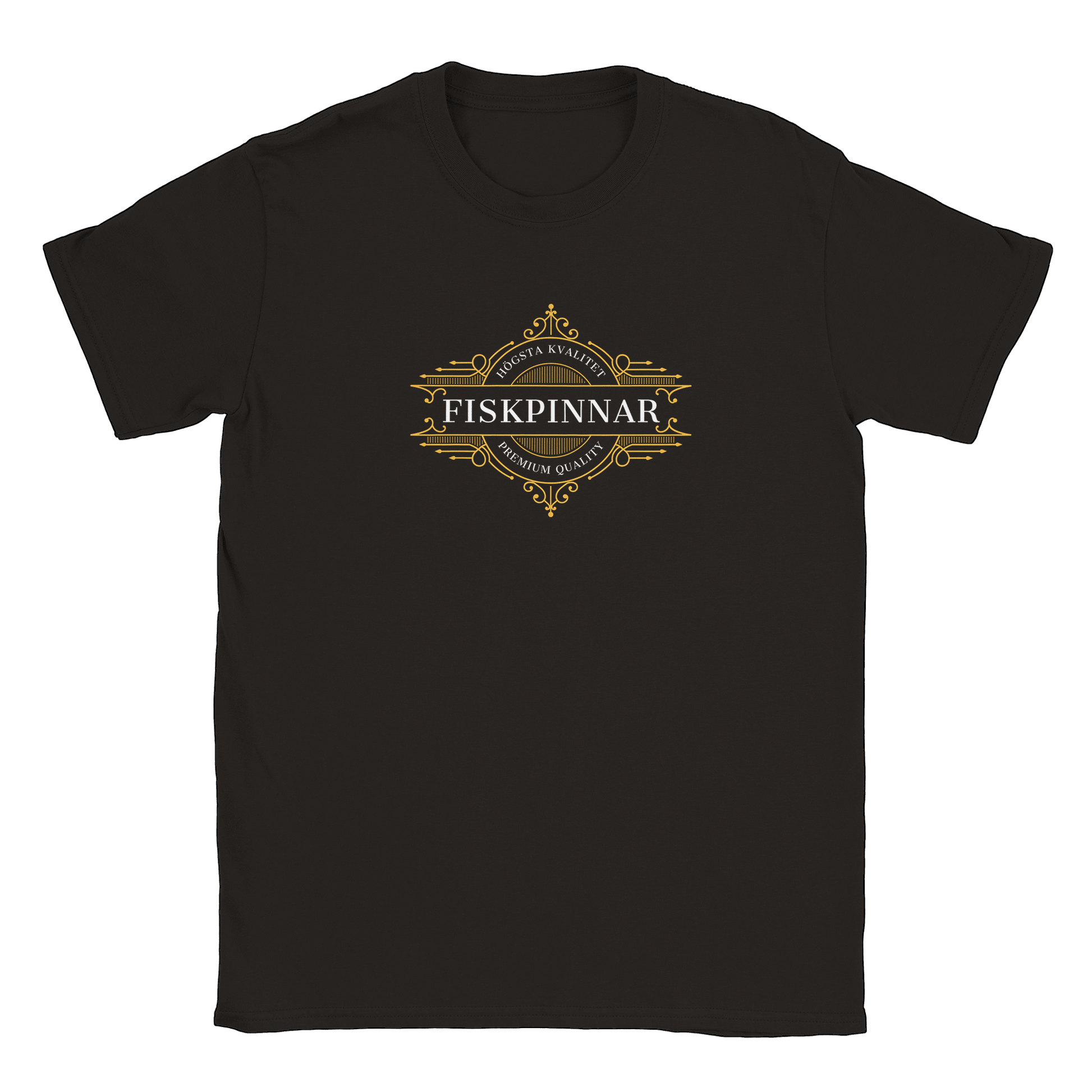 Fiskpinnar - T-shirt Svart