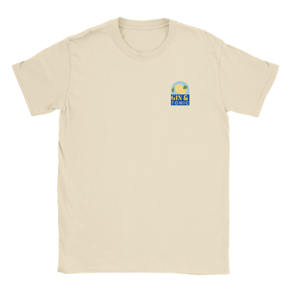 Gin & Tonic litet tryck - T-shirt Beige