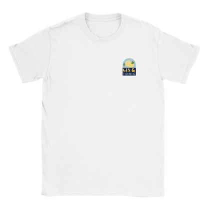 Gin & Tonic litet tryck - T-shirt Vit