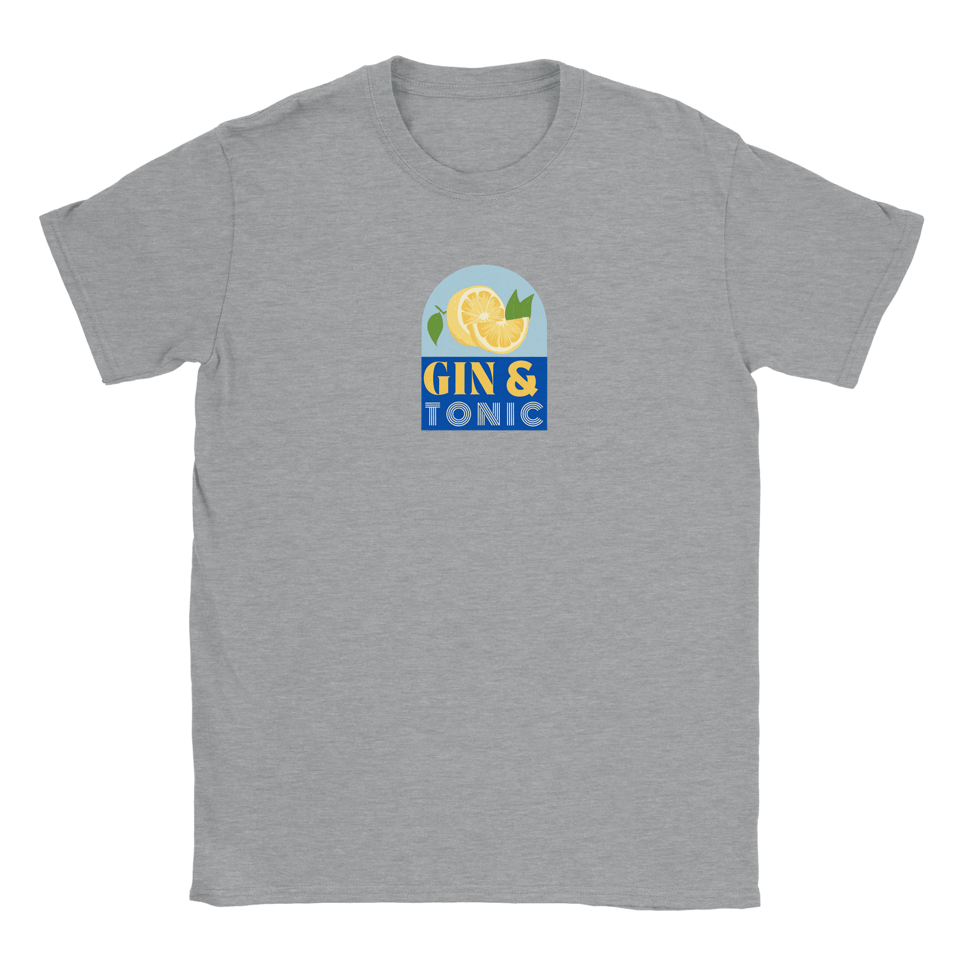 Gin & Tonic - T-shirt Grå