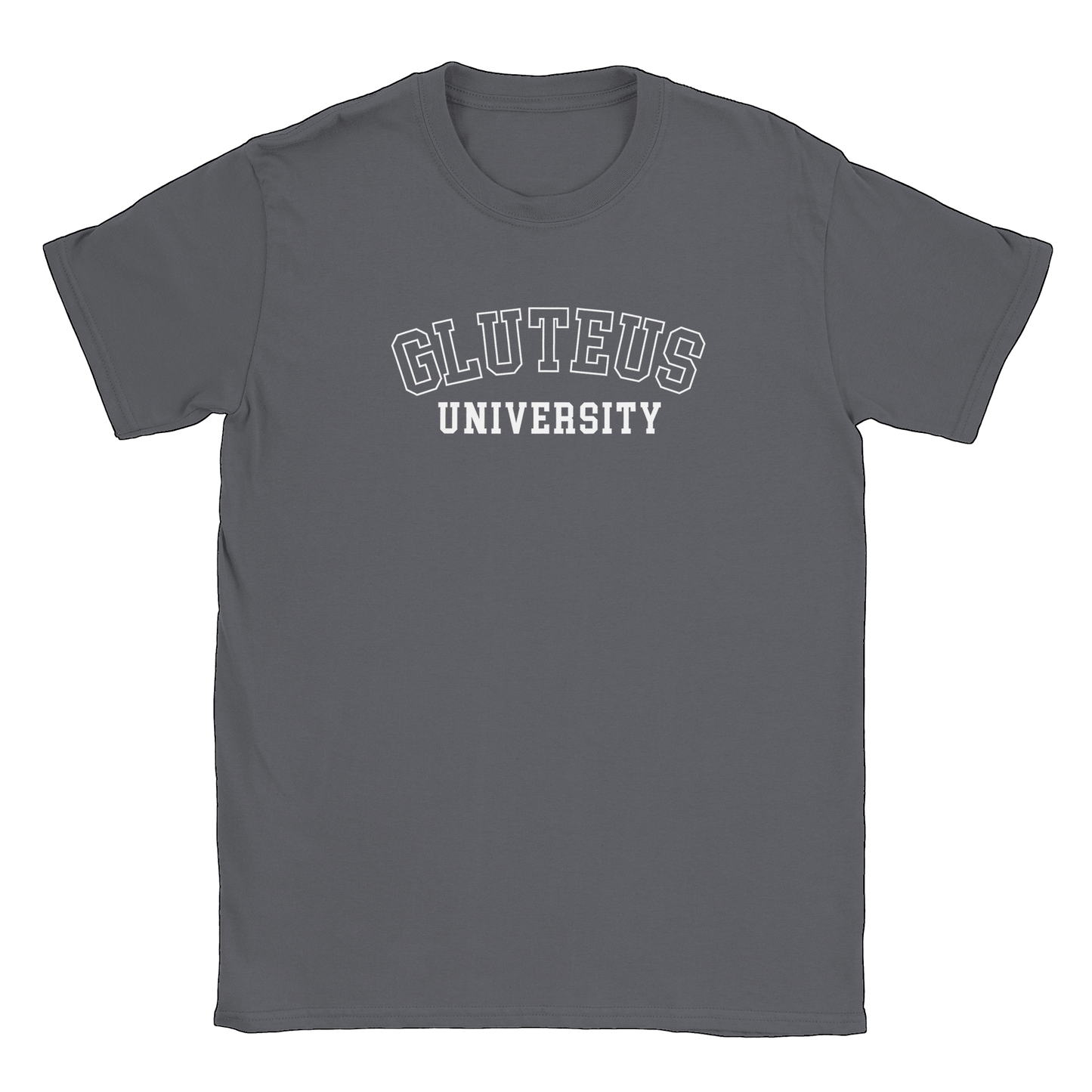 Gluteus University - T-shirt Charcoal