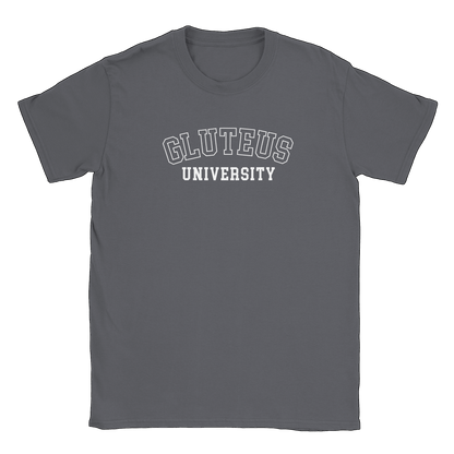 Gluteus University - T-shirt Charcoal