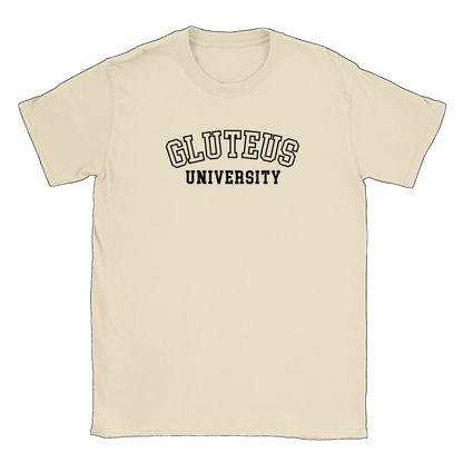 Gluteus University - T-shirt Natural