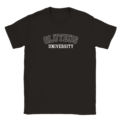 Gluteus University - T-shirt Svart