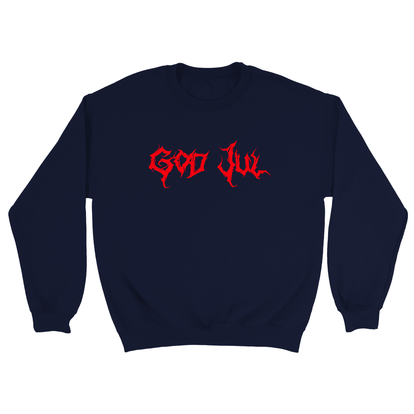 God Jul - Sweatshirt Marinblå