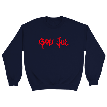 God Jul - Sweatshirt Marinblå