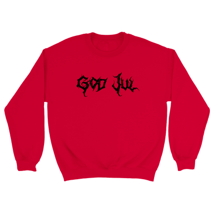 God Jul - Sweatshirt Röd