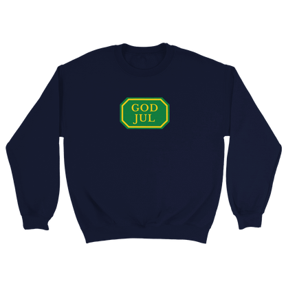 God Jul systemet - Sweatshirt Marinblå