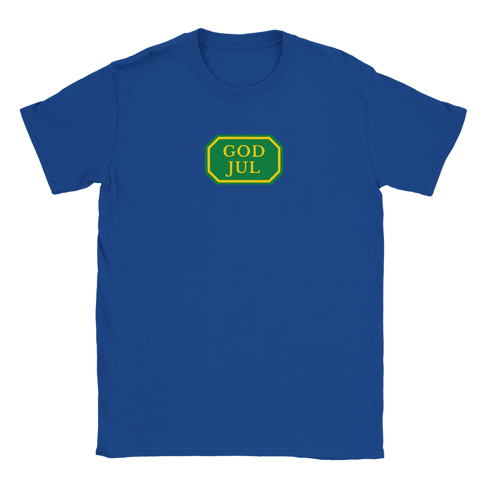 God Jul systemet - T-shirt Blå