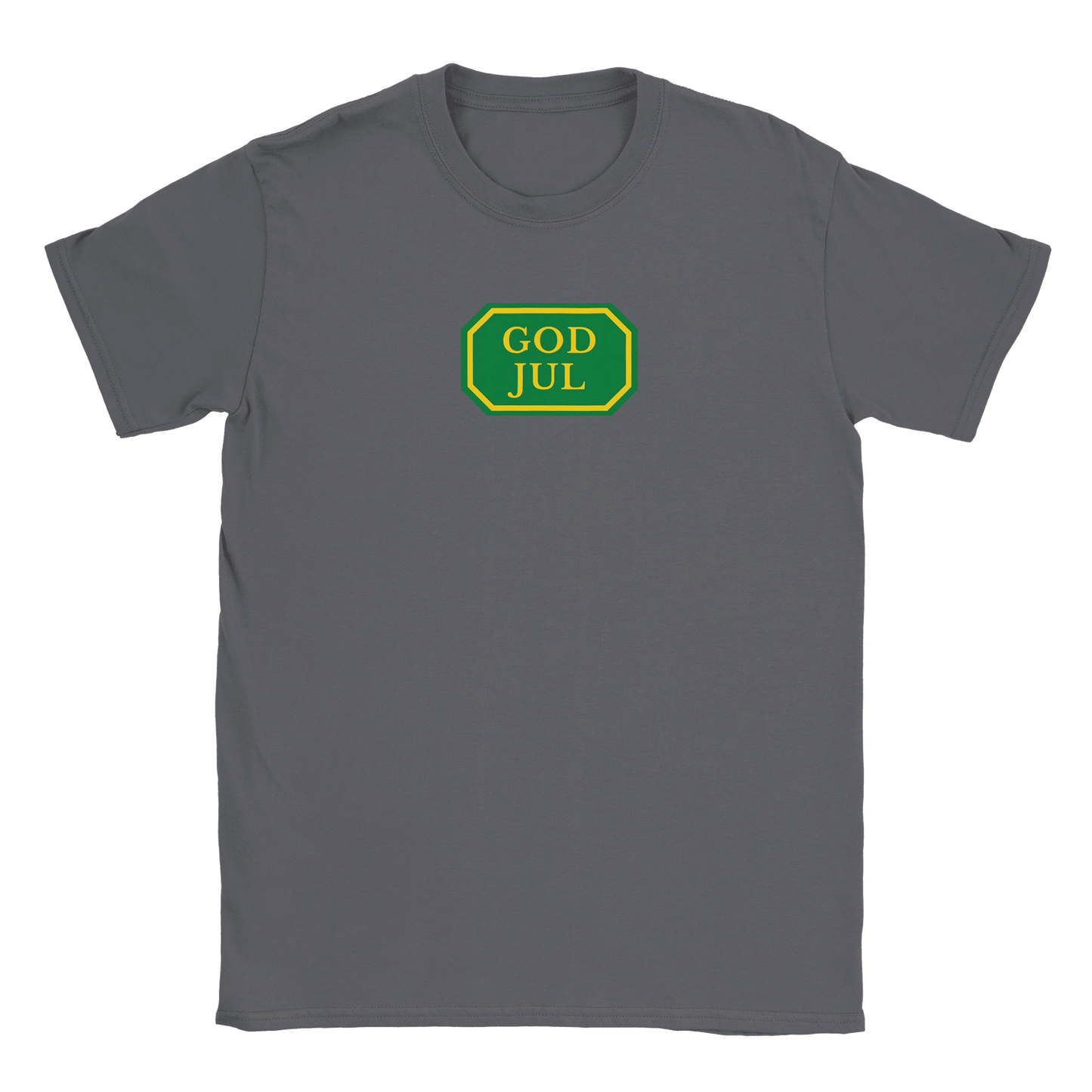 God Jul systemet - T-shirt Kolgrå