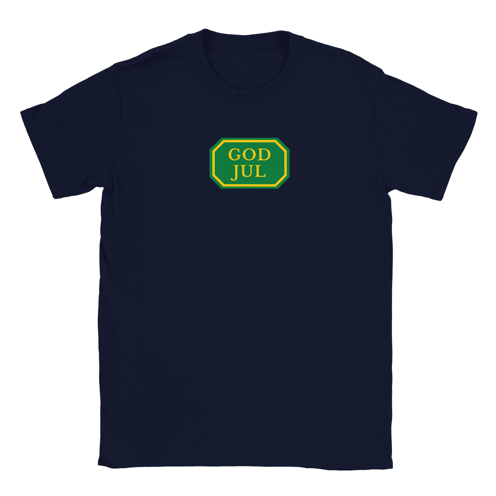 God Jul systemet - T-shirt Marinblå
