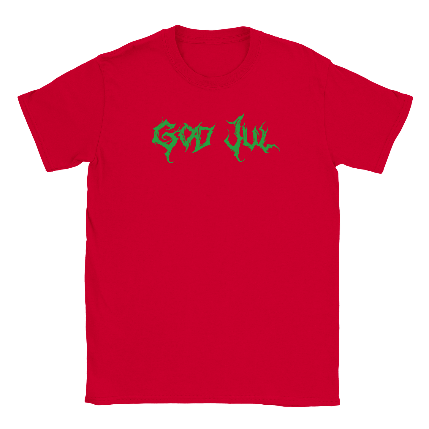 God Jul - T-shirt Röd