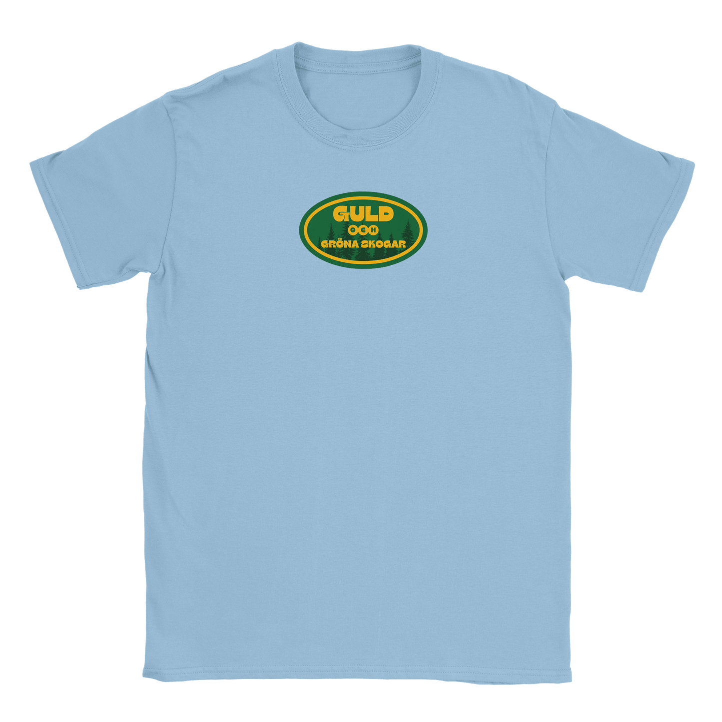 Guld och gröna skogar - T-shirt Ljusblå