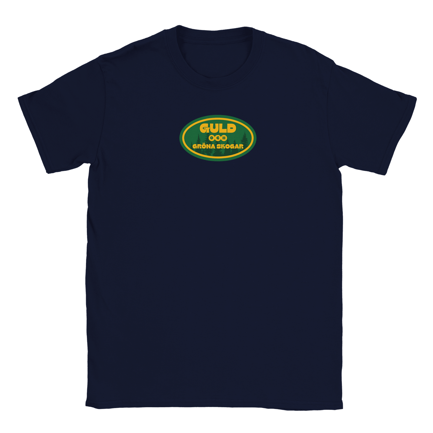 Guld och gröna skogar - T-shirt Marinblå