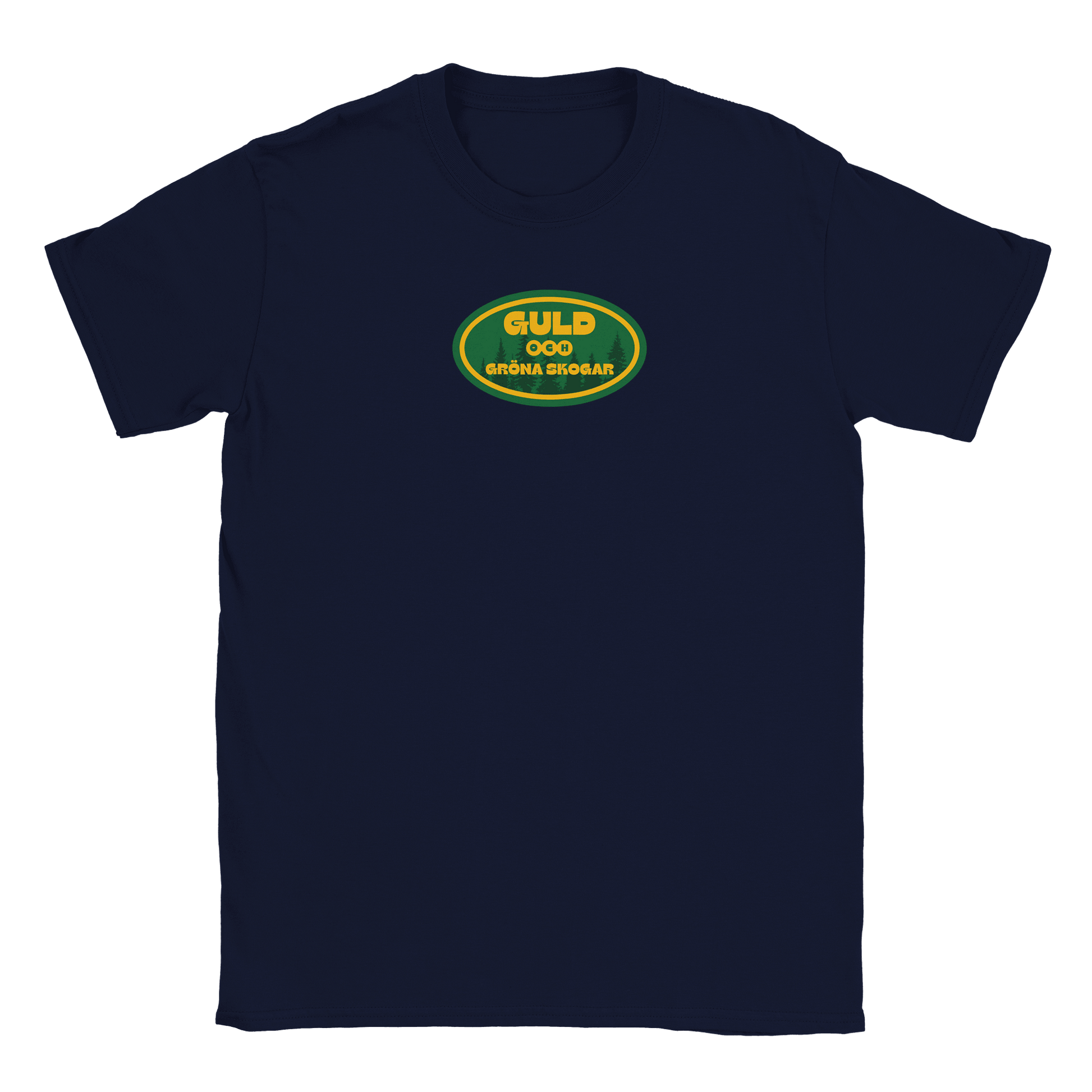 Guld och gröna skogar - T-shirt Marinblå