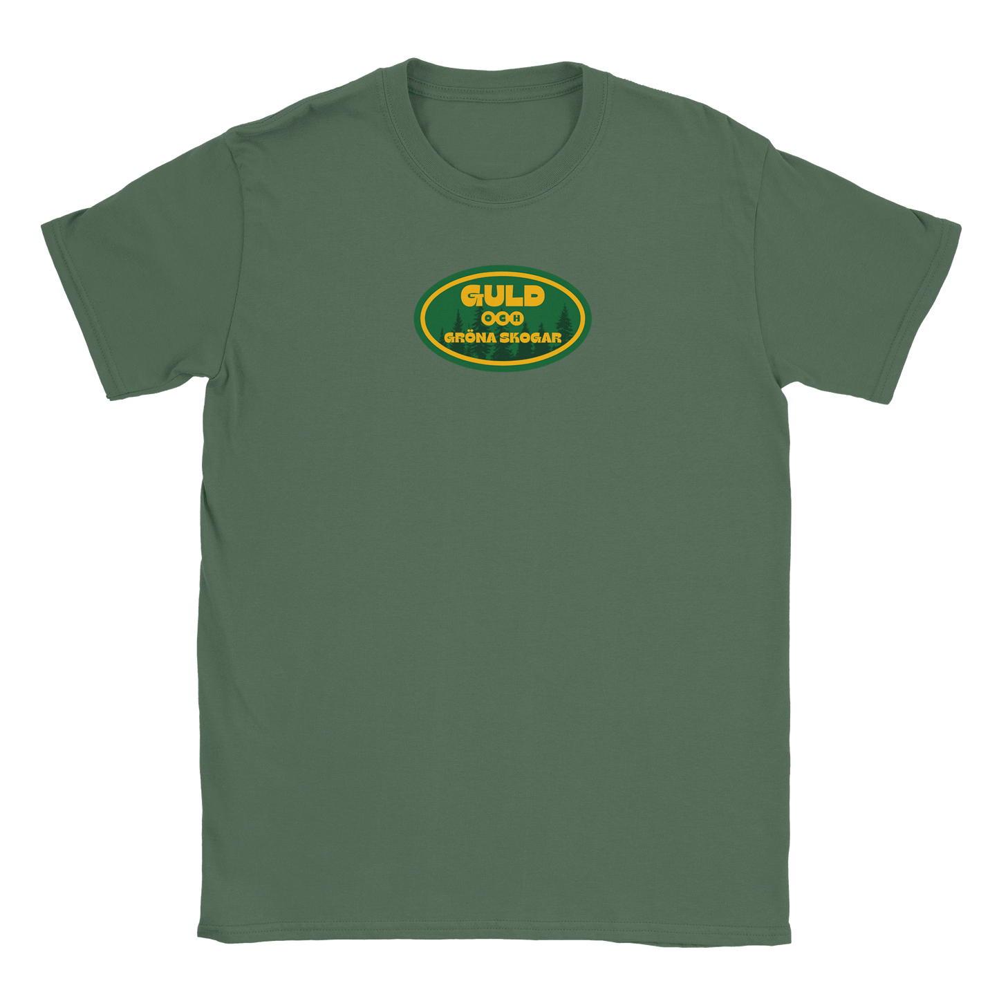 Guld och gröna skogar - T-shirt Militärgrön