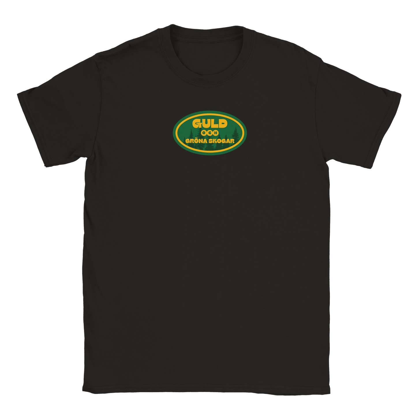 Guld och gröna skogar - T-shirt Svart