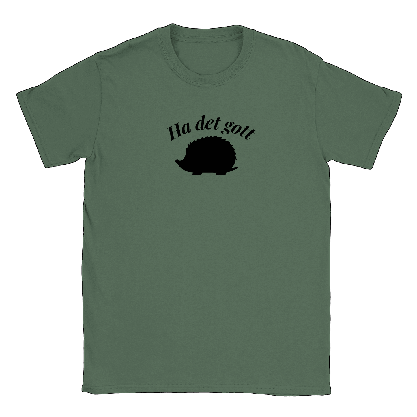 Ha det gott igelkott - T-shirt Military Green