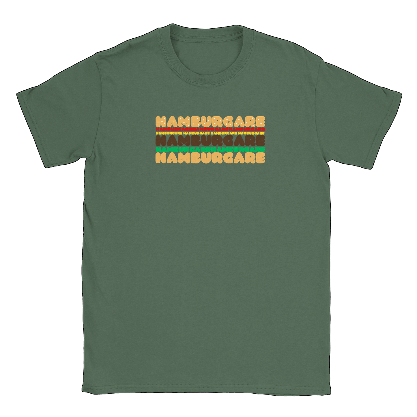 Hamburgare - T-shirt Military Green
