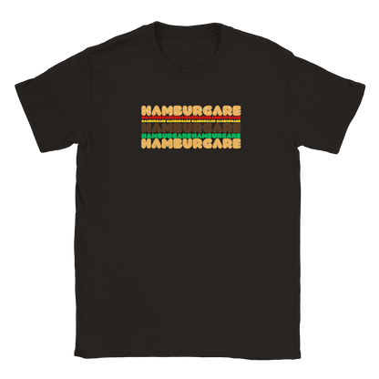 Hamburgare - T-shirt Svart