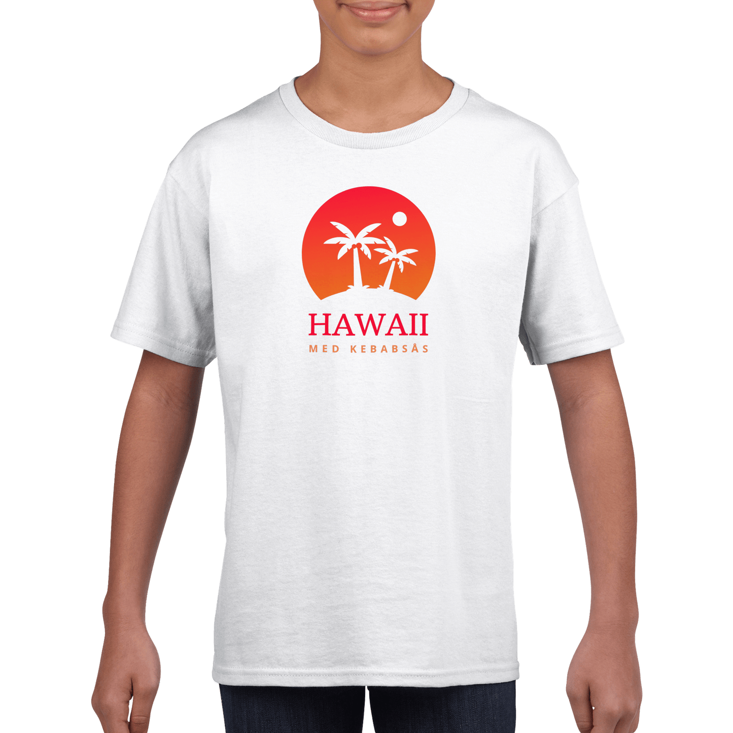Hawaii med kebabsås - T-shirt för barn 